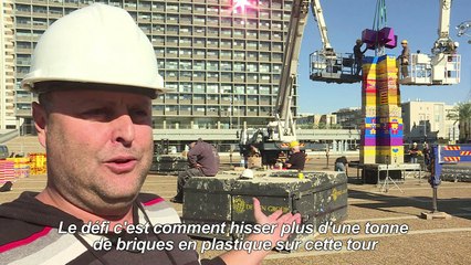 Israël: une tour en Lego de 36 mètres, candidate au Guinness