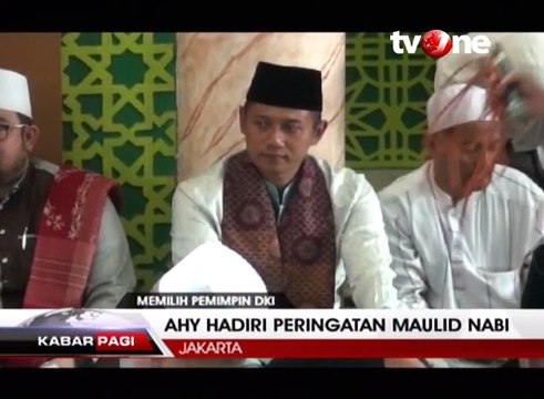 AHY Hadiri Acara Maulid Nabi di Ciracas