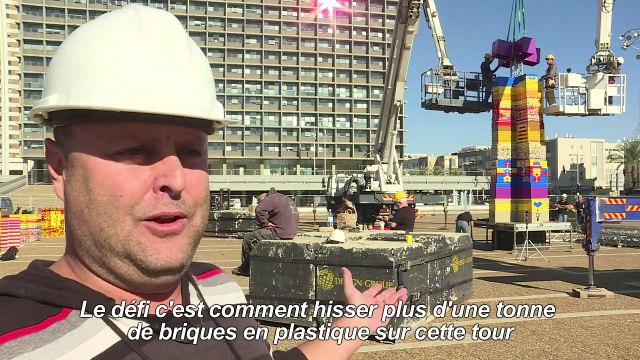 Israël: une tour en Lego de 36 mètres, candidate au Guinness
