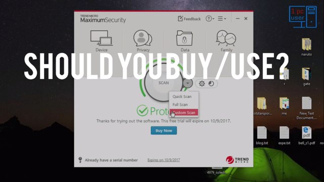 best paid antivirus for windows 10 - trend micro maximum security review (2017 - 2018)