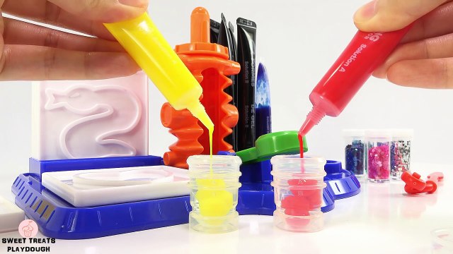 NEW Crayola Cling Creator Glitter Maker Set TOY UNBOXING Modeling Clay | Sweet Treats Playdough