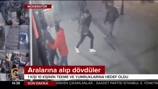 Aralarına alıp dövdüler