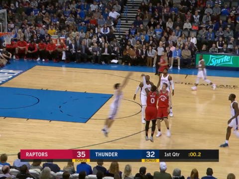 'Buzzer-beater' CJ Miles untuk Raptors