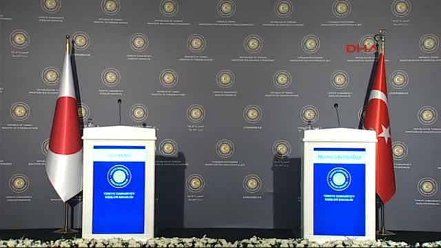 Çavuşoğlu ile Japonya Dışişleri Bakanı Kono Ortak Basın Toplantısı Düzenledi 1