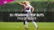 D1 féminine, top buts : phase aller