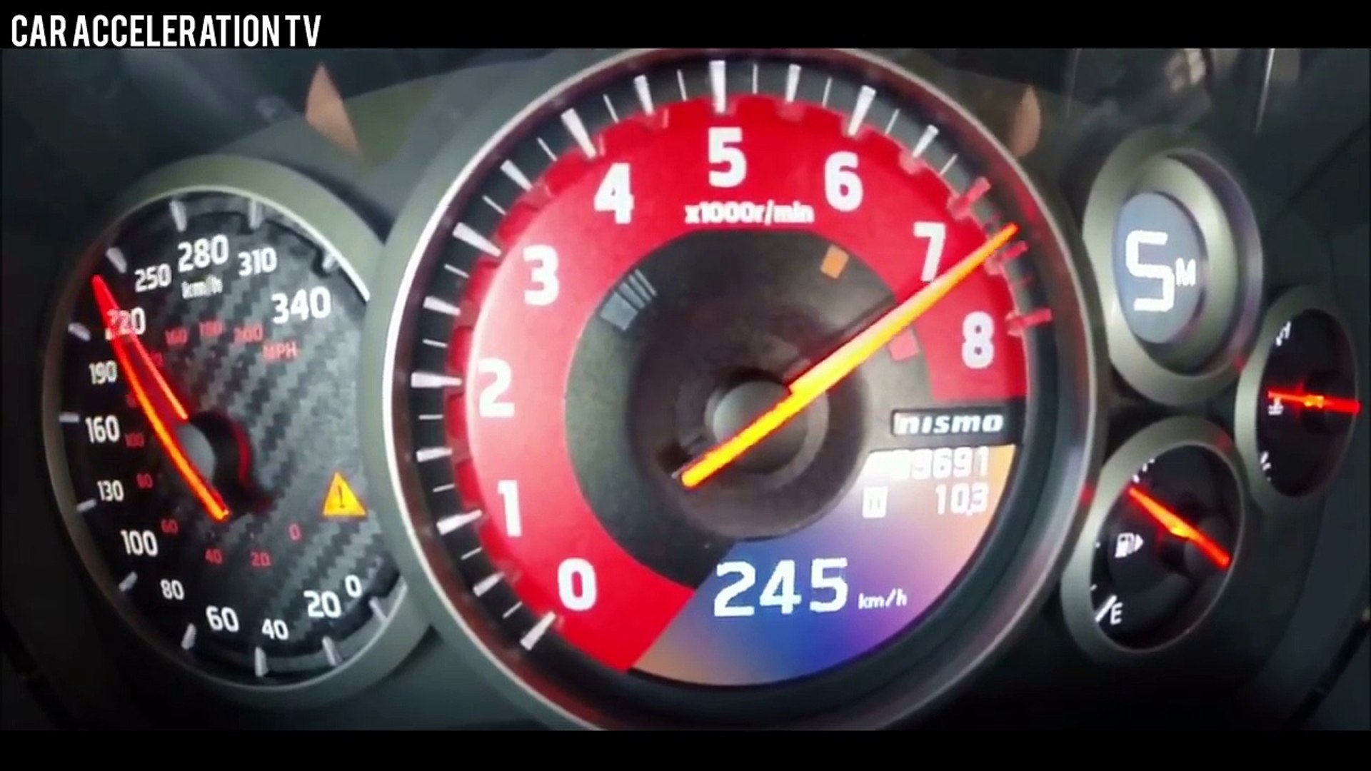 Nissan Gt R R35 00 Hp Acceleration 0 350 Km H Video Dailymotion