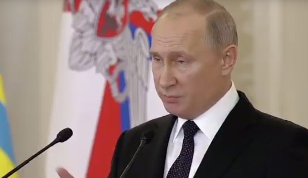 Putin Calls Saint Petersburg Supermarket Blast a 'Terrorist Act'