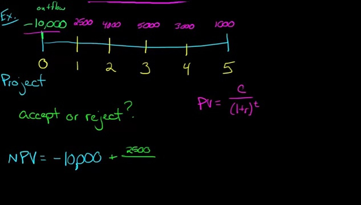 video Net Present Value (NPV).