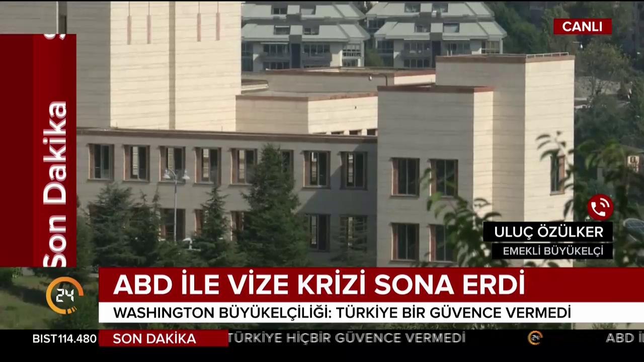 ABD ile vize krizi sona erdi