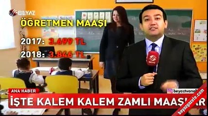 İşte kalem kalem zamlı maaşlar!