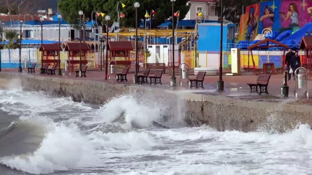 Edremit Körfezi'nde lodos etkili oluyor - BALIKESİR