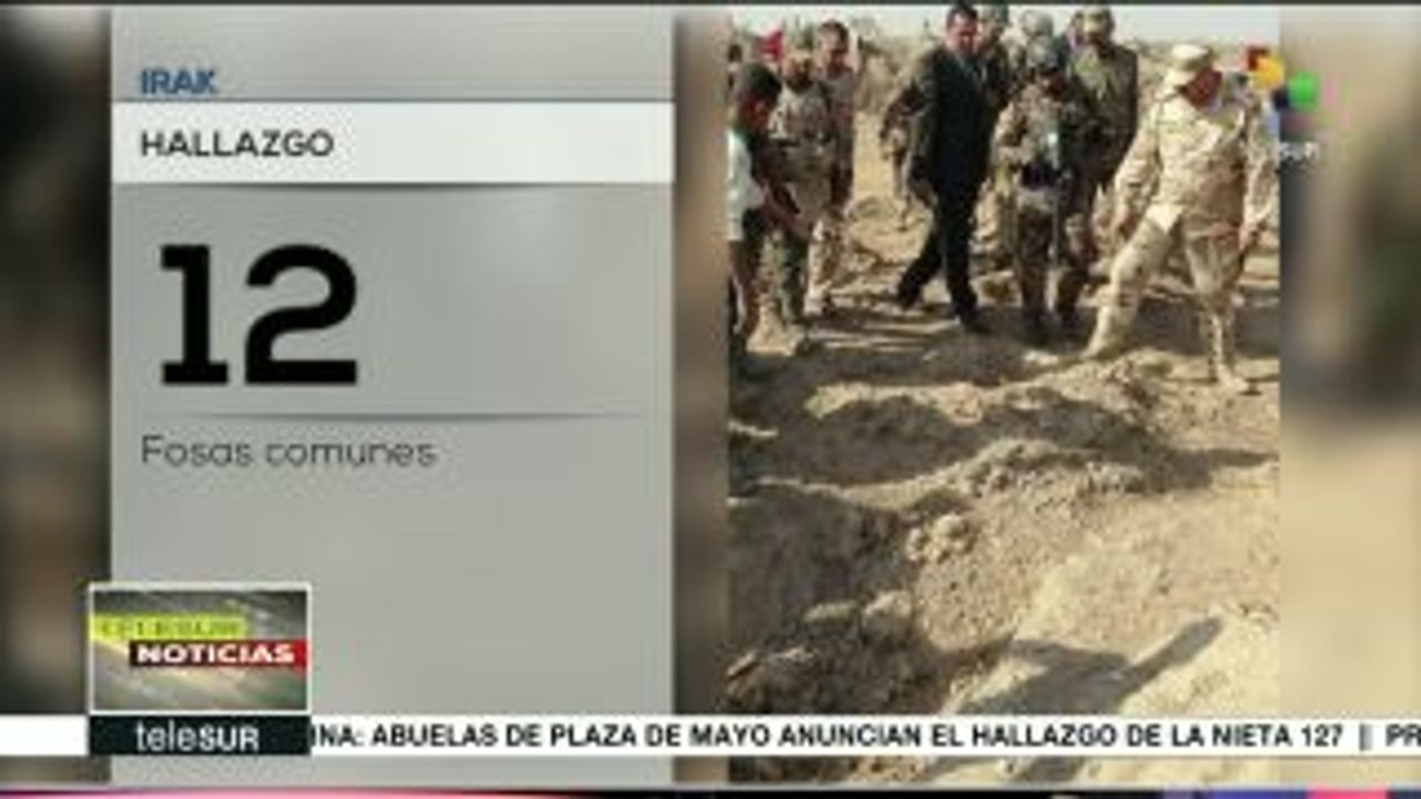 Irak: hallan doce fosas con civiles asesinados por el Estado Islámico