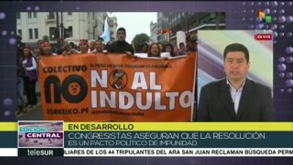 Perú: al menos 15 funcionarios han renunciado tras indulto a Fujimori