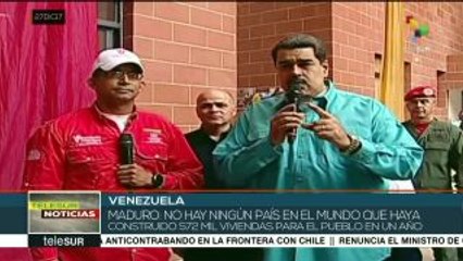 Maduro: Ningún país ha construido para el pueblo 572 mil  viviendas