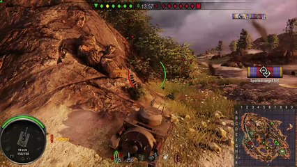 WOT - American T2 Light tank Action (5 Kills)