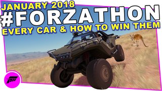 January 2018 #FORZATHON Cars & How To Win Them (FORZA HORIZON 3)