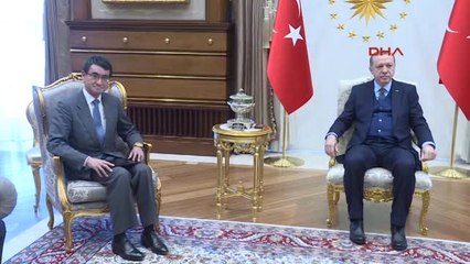 Cumhurbaşkanı Erdoğan, Japonya Dışişleri Bakanı Kono'yu Kabul Etti