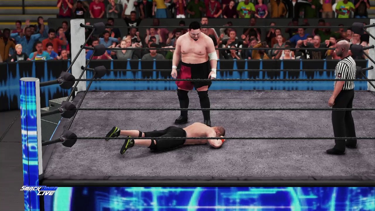 WWE 2K18 john cena v joey samoey