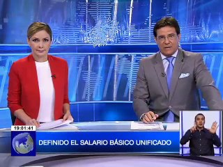 Definido el salario básico unificado