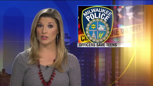 Dramatic Body Camera Video Shows Officers Rescuing Teens from Burning Car