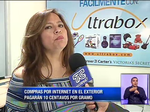 Compras por internet en el exterior pagarán 10 centavos por gramo