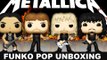Metallica Funko Pop James Hetfield,Kirk,Lars Ulrich & Robert  Vinyl Figure Unboxing