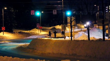 Heavy Snowfall Traps Woman In House, Firefighters Use Front Loader To Dig Her Out