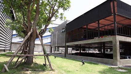 Exterior roller blinds, Installation by Sun Shine Shades(Thailand) Co., Ltd.