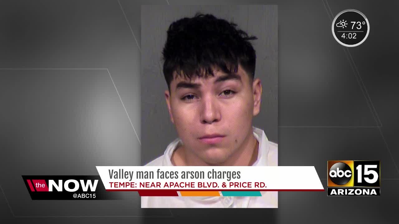 Valley man facing arson charges