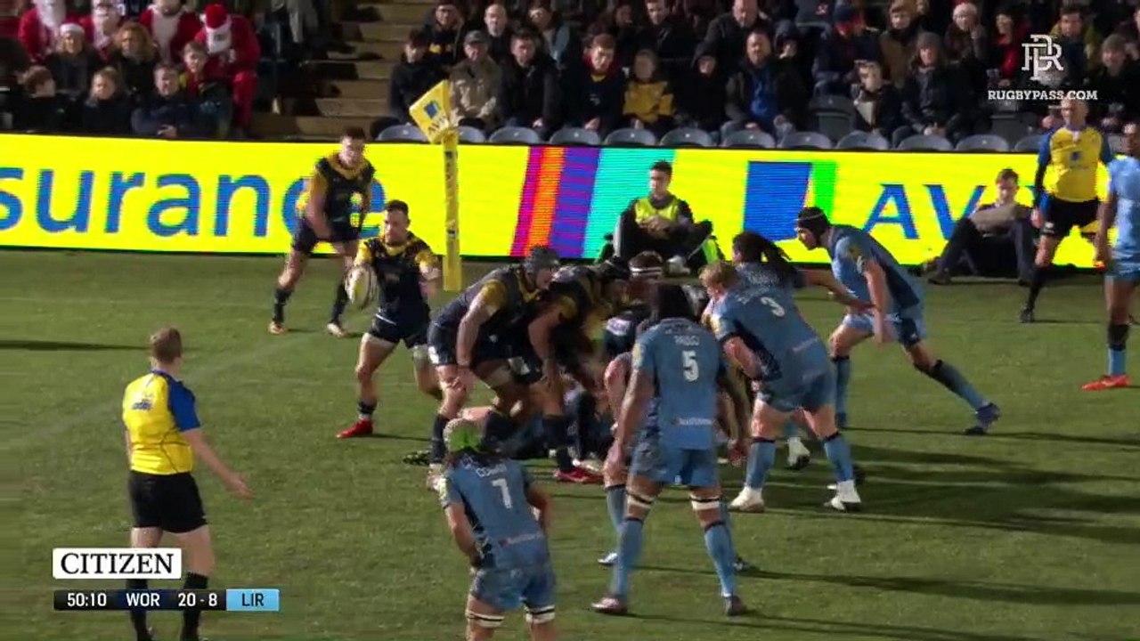 Worcester Warriors v London Irish - 2nd half - RD 11 - Aviva Premiership 2018