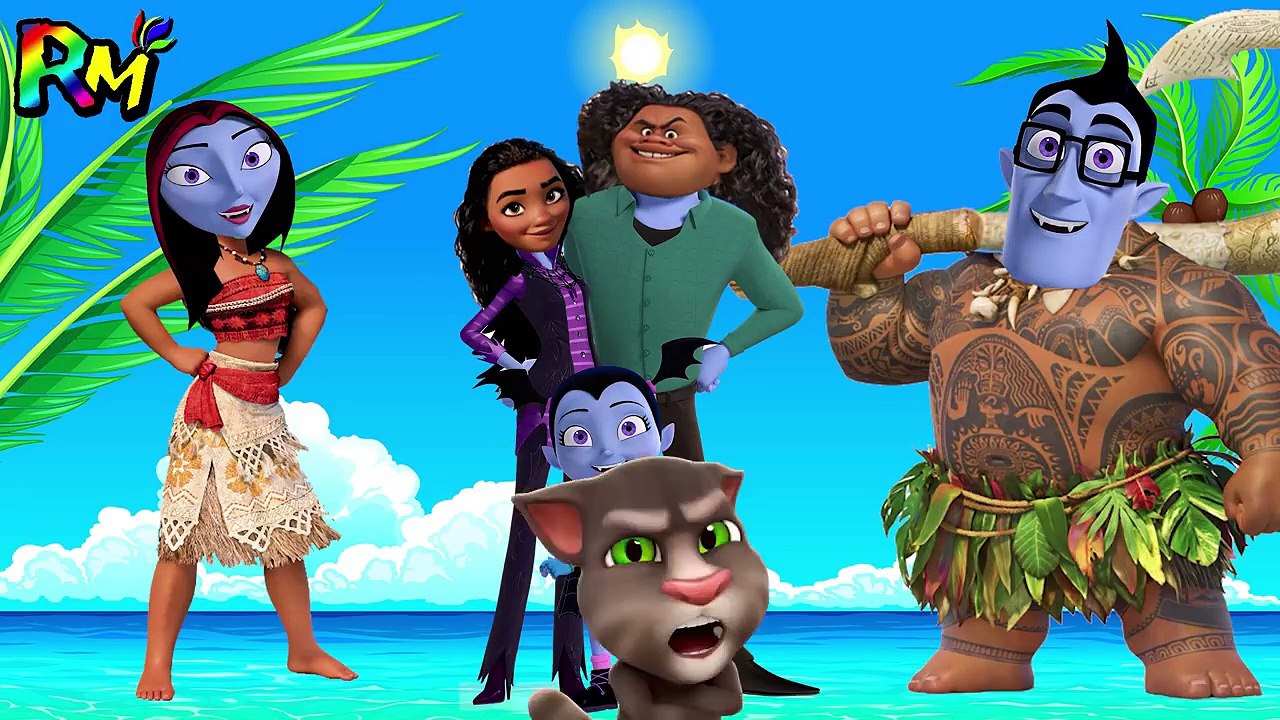 Wrong Heads Disney VAMPIRINA Moana Maui The Alph