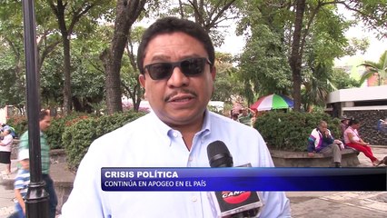 Crisis política continua en apogeo