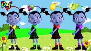 Learn Colors VAMPIRINA Wrong Colors Fruit Headband The Alphabet Song Nursery Rhymes Colors for k