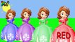 Learn Colors Wrong Lipstick Sofia the first Colors for kids Johny Johny Yes Papa Nursery Rhyme