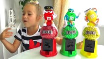 Learn colors with Baby Songs Bad Kid Steals Candy M&M's IRL Johny Johny