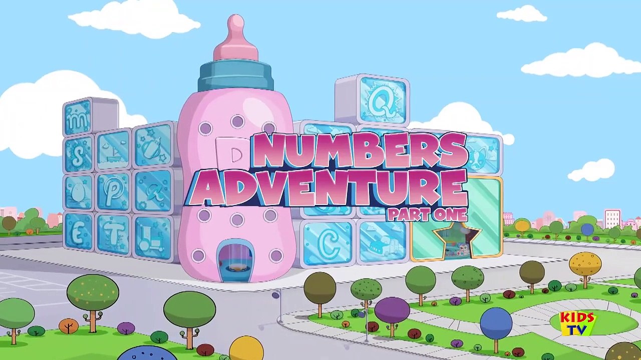 Bottle Squad Cartoon Numbers Adventure Learning Video