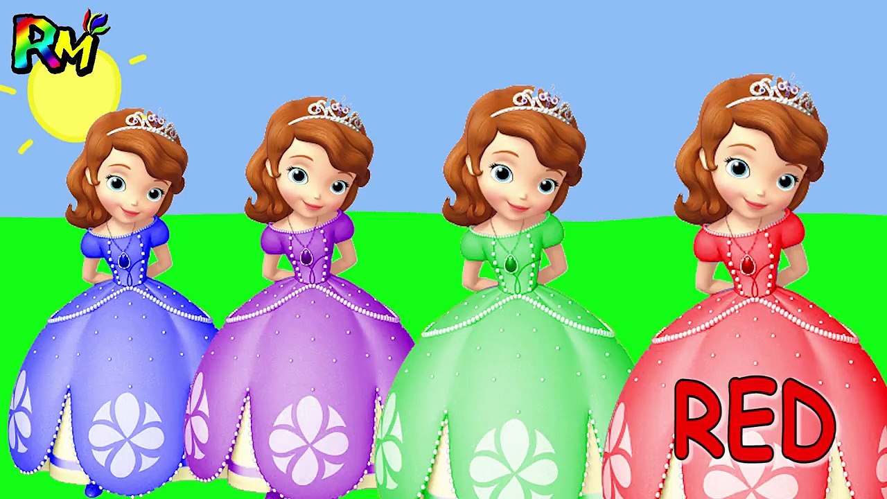 Learn Colors Wrong Lipstick Sofia the first Colors for kids Johny Johny Yes Pa