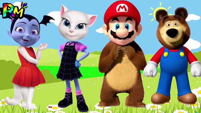 Wrong Heads VAMPIRINA Super Mario Talking Angela Masha and the Bea