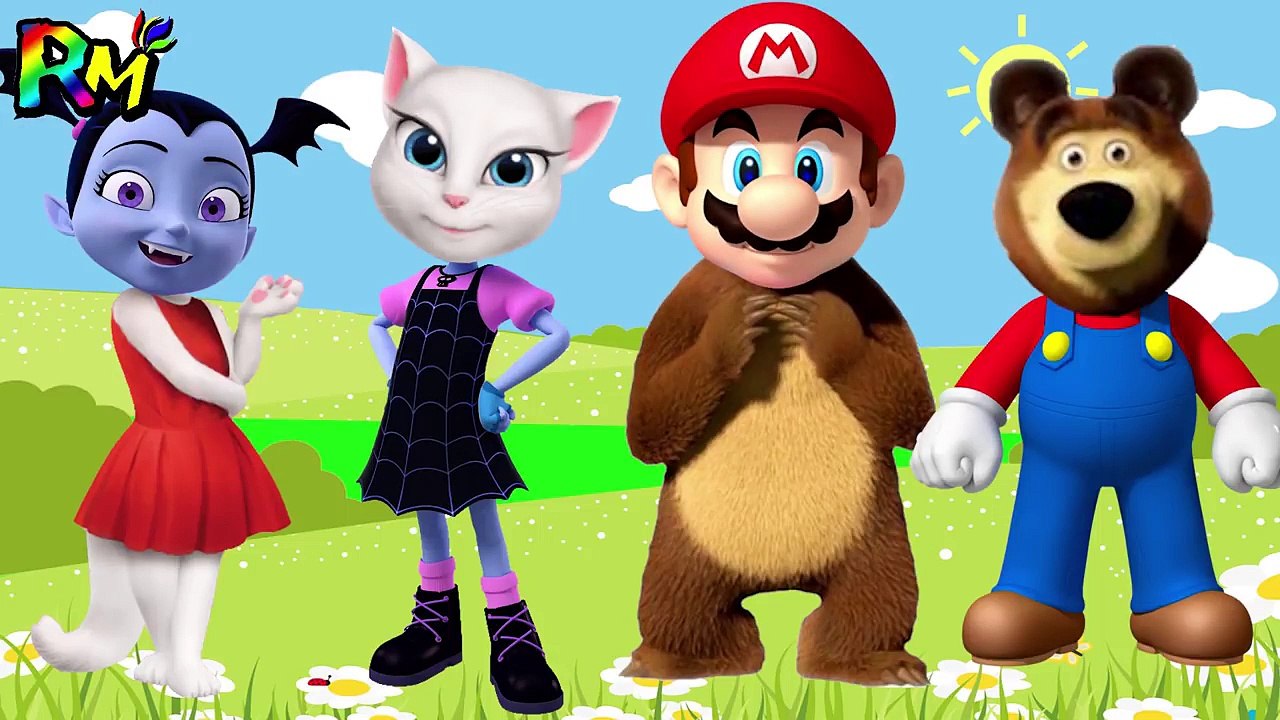 Wrong Heads VAMPIRINA Super Mario Talking Angela Masha