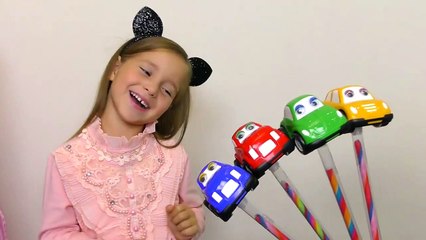 Bad Baby with Tantrum and Crying for Lollipops and Cars _Babies Learn Colors with Finger Family So