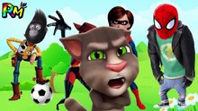 Wrong Heads Sipderman Toy Story Woody Sing Johnny incredibles Finger family song for