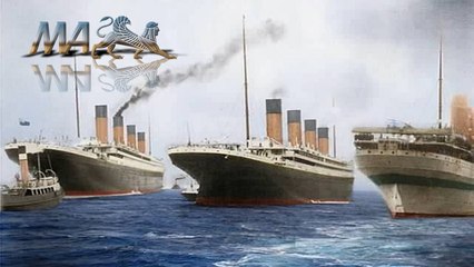 Imagens do Titanic, Olympic e Britanic - 1912 (Filmes Raros)