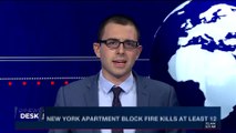 i24NEWS DESK | New York apartment block fire kills at least 12 | Thursday, December 28th 2017