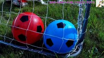 Learn Colors with Balls for Children, Toddlers and Babies _ Colours with Soccer Balls-U8W