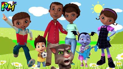 Wrong Heads Doc McStuffins Family Paw Patrol Ryder VAMPIRINA The Alphabet Song Nursery Rhymes-ohHddd