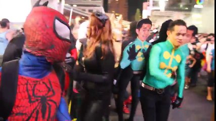MARVEL vs DC in Toronto | Superheroes | Spiderman | Superman | Frozen Elsa | Joker