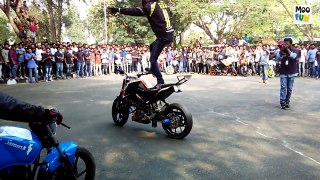 KTM RC 200 - KTM Duke 200 -  KTM Stunt Show 2018 - New Awesome Stunt - Must Watch -HD