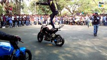 KTM RC 200 - KTM Duke 200 -  KTM Stunt Show 2018 - New Awesome Stunt - Must Watch -HD