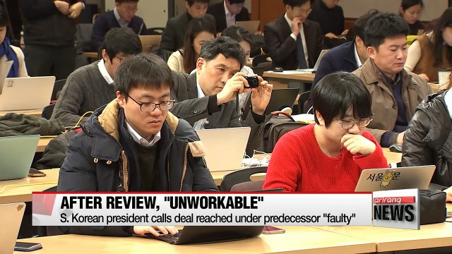 President Moon Jae-in says 'comfort women' issue cannot be settled by 2015 Seoul, Tokyo agreement