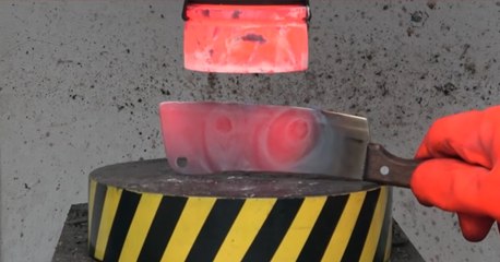 Hydraulic Press And The Knife!
